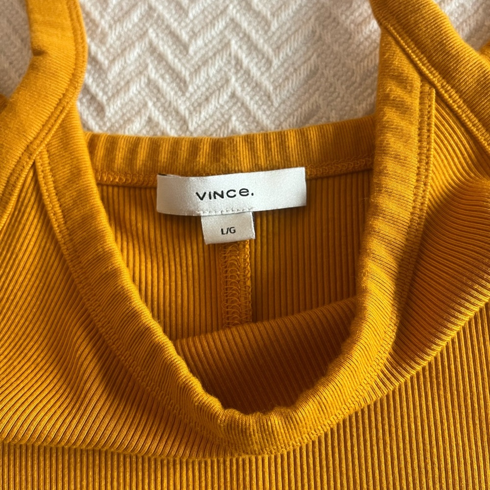 Vince Ribbed Tank - Picture 2 of 8